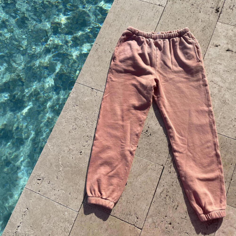RE/DONE Hanes Women's Cozy Sweatpants - Light Salmon Pink